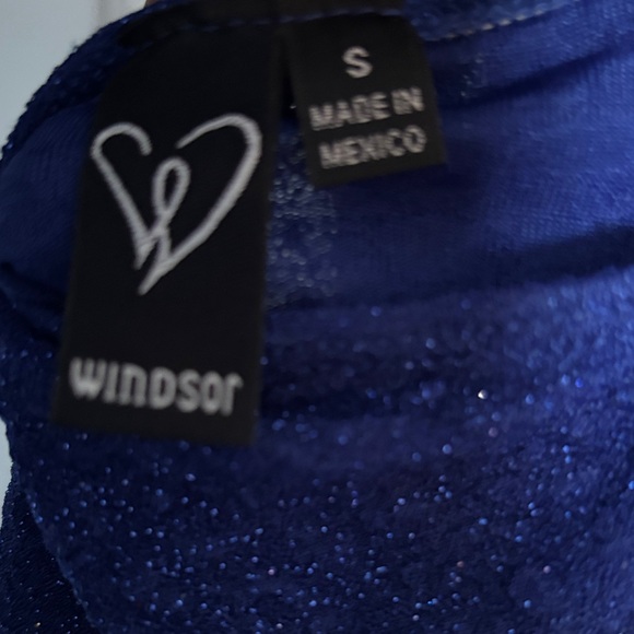 Windsor Glittering Navy Mini Dress - Picture 5 of 5